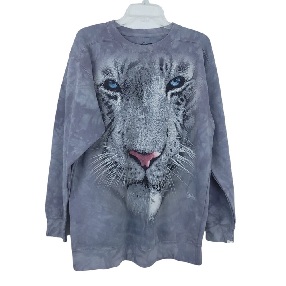 NEW Mountain Hardware White Tiger Sweatshirt Medium Gray